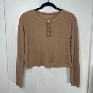 American Eagle Waffle Knit Crop Top size‎ XS